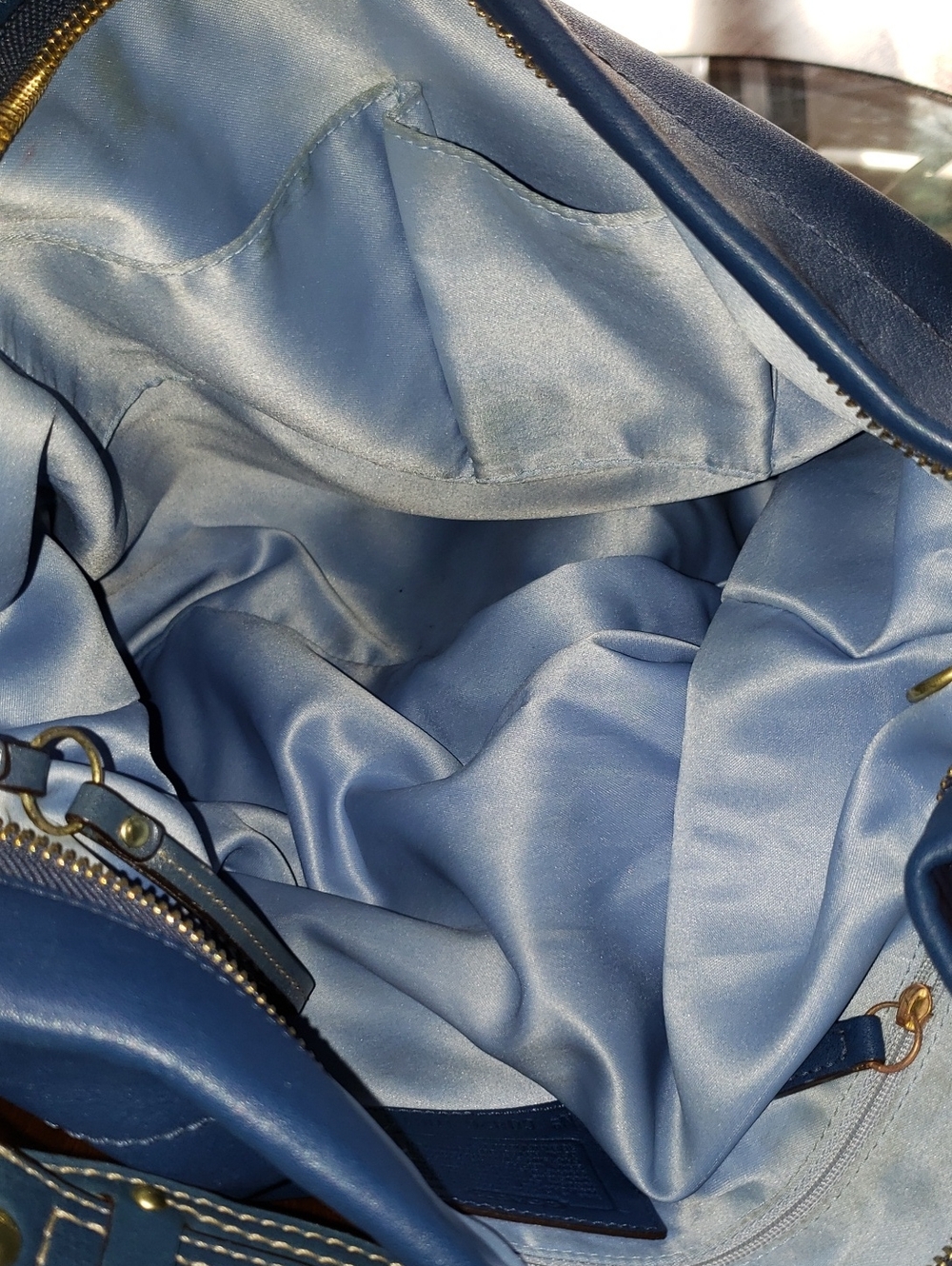 💘🖤💘 BLUE COACH CARLY LIMITED EDITION LEATHER SHOULDER VINTAGE HOBO BAG 10616 - Picture 13 of 13